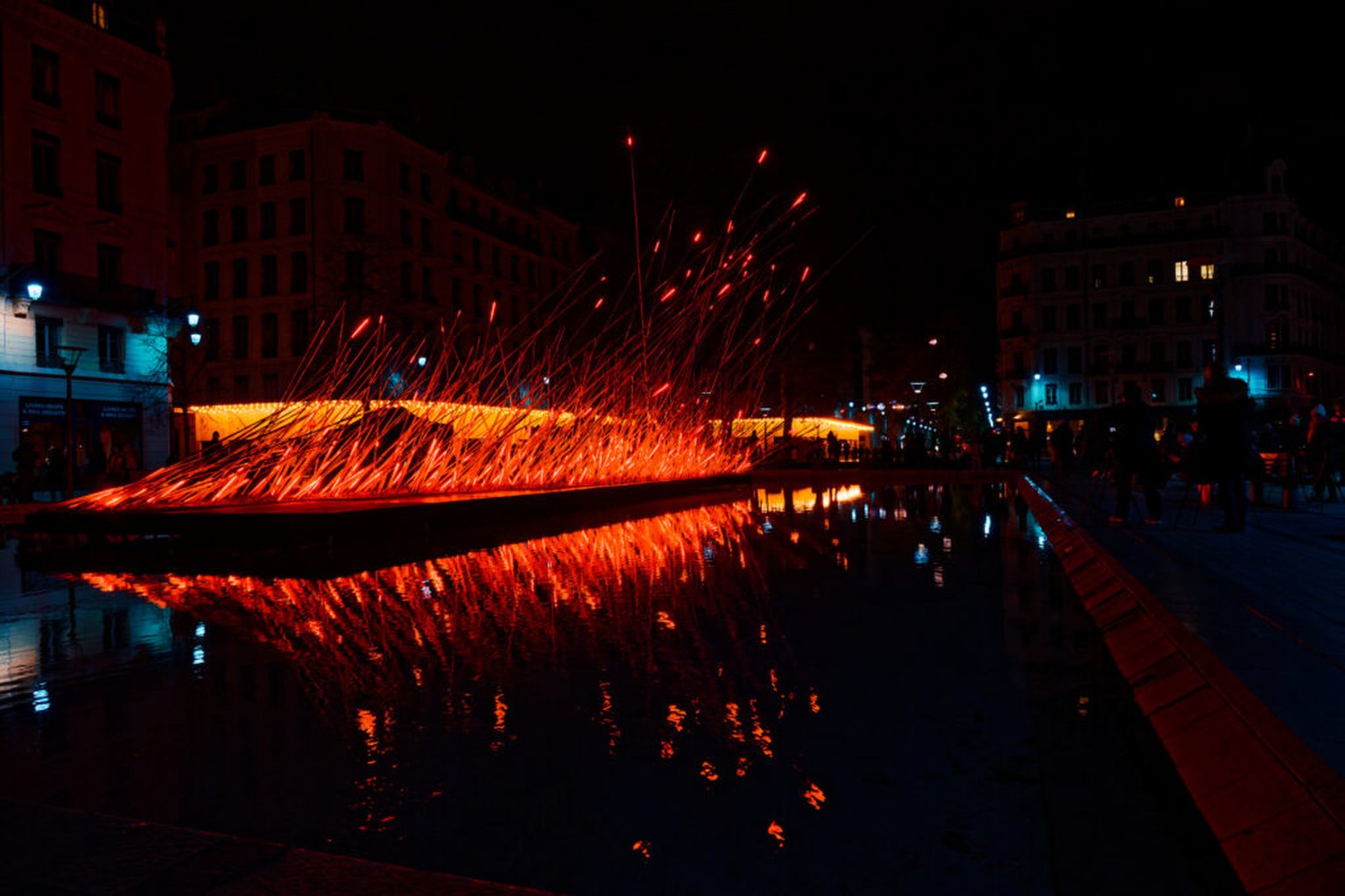 Photo des illuminations place de la République 